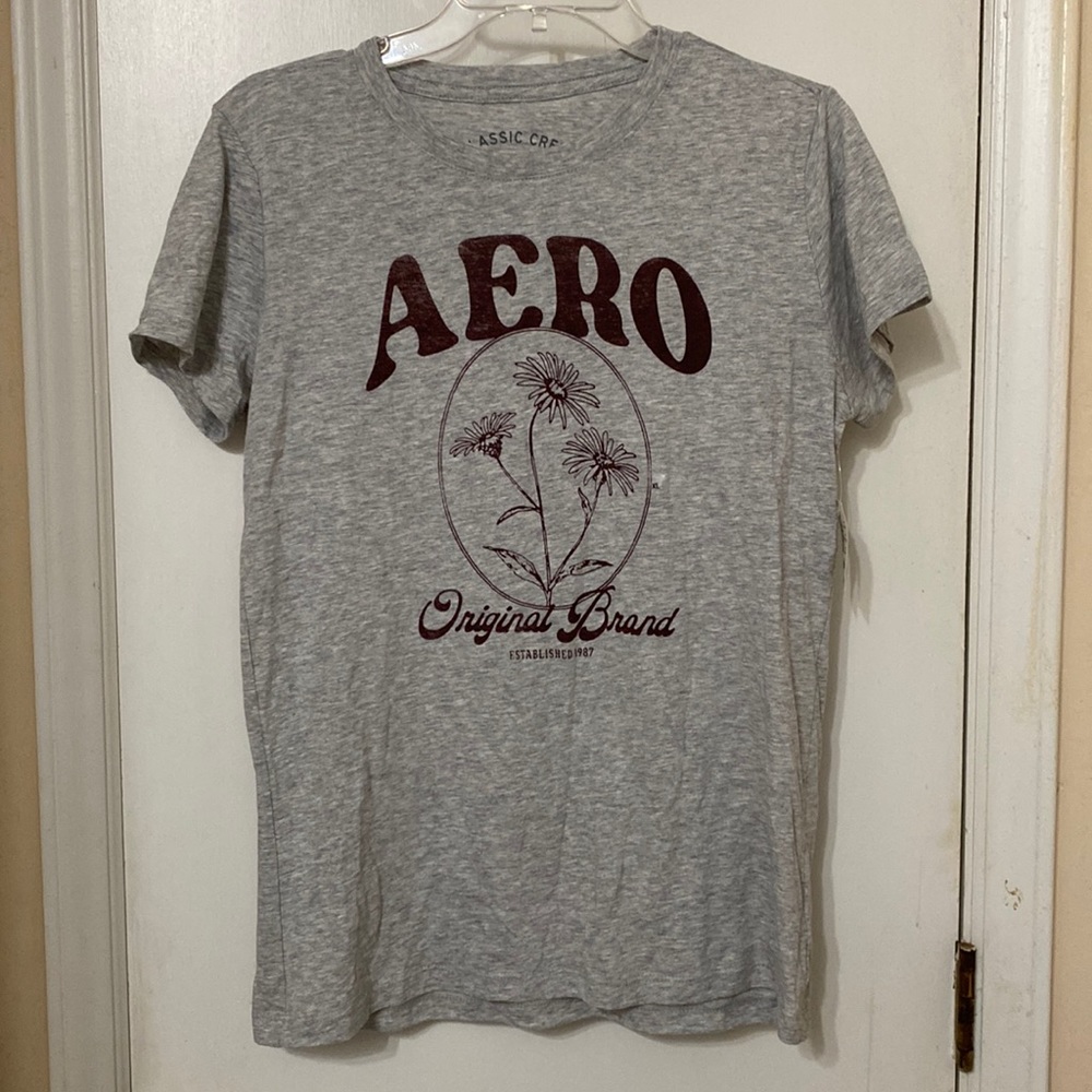 Aeropostale Grey Short Sleeve T Shirt XL NWT